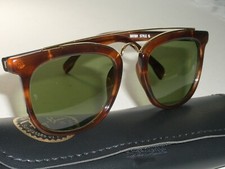VINTAGE B&L RAY BAN W0937 TORTOISE RB3 TRU GREEN GATSBY SUNGLASSES w/CASE NrMINT picture