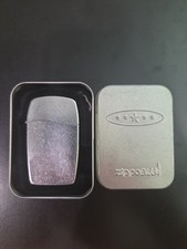 Rare 2005 Pre-Production Zippo BLU Butane Torch Lighter I 05 Satin Chrome + Tin picture