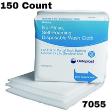 Bedside-Care EasiCleanse Rinse-Free Bath Wipes Soft Pack Washcloths 150 Wipes picture