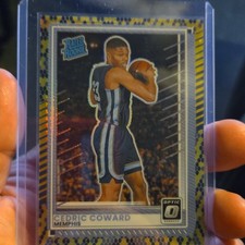 Panini 2025-26 Donruss Optic Rated Rookie Prizm Cedric Coward #5 Memphis picture