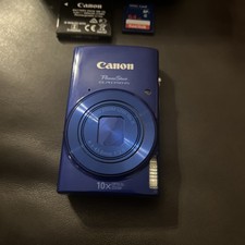 Canon PowerShot ELPH 190 IS Blue Digital Camera 20MP 10X Zoom Ready To Shoot picture