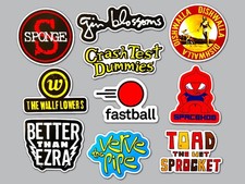 90's Alternative Vinyl Sticker Pack (Qty 10) SET 19 spacehog dishwalla sponge picture