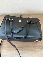 COACH Peyton Black Leather Carryall Satchel Bag  #F32829 picture