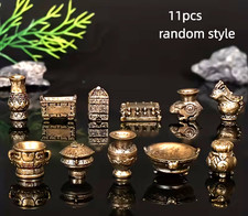 1:12 Dollhouse - 11 pieces bronze vases, etc -  (lot 1311) picture