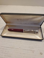 Parker 21 Special Stainless Steel & Red Fine Stainless Steel Nib Fountain pen picture