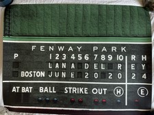 RARE Lana Del Rey Fenway Park Boston June 20 2024 Scoreboard Poster picture