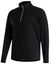 NWT Footjoy HydroKnit Rain Pullover, Black, Medium, 32680 picture