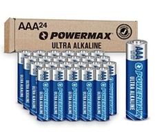 Powermax 24-Count AAA Batteries Ultra Long Lasting Alkaline Battery, New picture