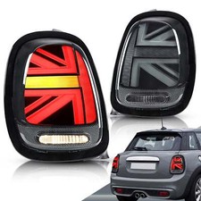 Pair LED Tail lights Fit Mini Cooper F55 F56 F57 2014-2023 Union Jack Rear Lamps picture