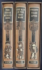 Folio Society Alexandre Dumas 3-Book Boxed Set HC Illustrated Roman Pisarev 2001 picture