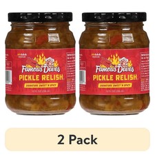 (2 pack) Famous Dave's Signature Sweet 'N Spicy Pickle Relish, 10 fl oz Jar.... picture