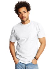 Hanes Adult Beefy-T T-Shirt with Pocket - 5190P picture