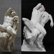 Barberini Faun Sculpture ''20/50cm Big size desk gadget picture