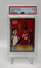 2003-04 Topps Bazooka Lebron James 276 Gold PSA 7 Rookie Rc Cleveland picture