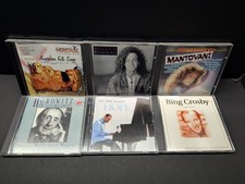 6 CD Lot Kenny G Bing Crosby Mantovani Horowitz Jim Brickman American Folk picture