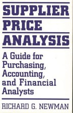 Supplier Price Analysis: A Guide For Purchasing, Accounting, And Financial ... picture