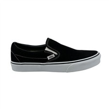 VANS Classic Slip On Black White Mens Athletic Sneaker picture