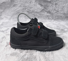 Vans Little Kids Old School V Skate Shoe Black 3 Youth Skae Sneakers picture