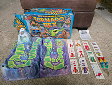 Vintage 1991 Tornado Rex Board Game COMPLETE/WORKING Parker Brothers 56 Cards picture