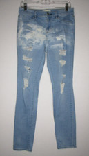 PacSun Los Angeles Super Stretch Jegging Jeans Distressed Size 29 Blue picture