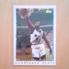 Topps 1993-94 Shaquille O'Neal #299 Orlando Magic NBA Base Set Card Spectralight picture