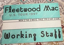 Rare UNUSED backstage Pass Fleetwood Mac 2007 picture