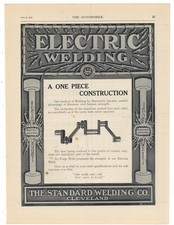 1907 Standard Welding Co. Cleveland, OhiO Ad: Thomson Process Electric Welding picture