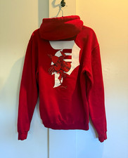 Primitive x Huy Fong Sriracha Hoodie Red Size M Unisex Rooster Graphic Skatewear picture