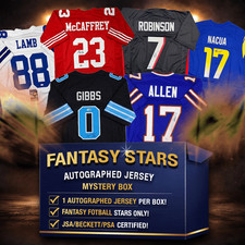 Fantasy Football Stars Autographed/Signed Jersey Mystery Box JSA BAS COA picture