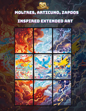 Moltres, Articuno,Zapdos  (Pokémon Extended Art Pages) picture