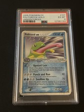 The Pokémon Company 2005 Politoed ex 107/115 EX Unseen Forces Holo PSA 6 picture