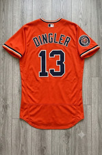 Men's Detroit Tigers #13 Dillon Dingler Alternate Replica Jersey - Orange picture