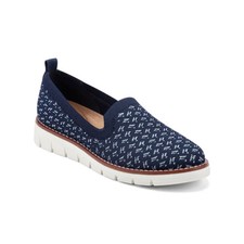 Women's Easy Spirit Valina eFlex Knit Easy-On Loafers Dark Blue Multi picture