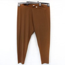 J. Jill J.Jill Plus Mahogany Slim Pima Ankle Leggings Stretch Waist Pants 2X picture