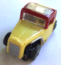 Tyco S Speedways Ford Hot Rod Coupe HO Slot Car Body & Rolling Chassis 1960s Vtg picture