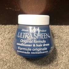 TRAVEL SIZE Ultra Sheen Original Formula Conditioner & Hair Dress Blue 2.25oz picture