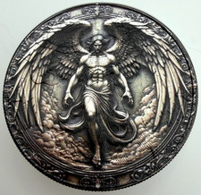 Saint Michael Archangel - American Silver Eagle 1oz .999 Silver Dollar Coin picture