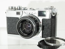 Nikon S2 35mm Rangefinder W/ W-Nikkor.C (Red C) 35mm f2.5 [N.MINT] From Japan picture