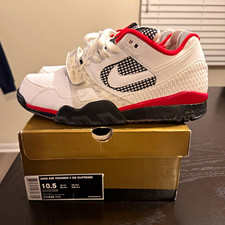 Supreme Nike Air Trainer 2 SB White Fire Red 2007 Size 10.5 worn once 317646-111 picture