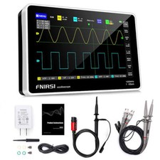 FNIRSI 1013D Plus Oscilloscope: Portable Handheld Tablet with High Voltage Pr... picture