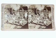 Pottery-Making Underwood Stereoview Puebla Mexico 1901 Antique Photography  picture
