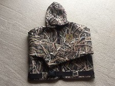 Men's 3mm Neoprene Hunting Fishing Wading Jacket Mossy Oak Shadow Grass Size 2XL picture