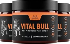 3 pack Lonvera Vital Bull Beef Organ Supplement for Men – Grass Fed Organs picture