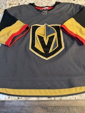 Adidas Vegas Golden Knights Blank Authentic Home Jersey - size 52 CUSTOM CROP picture
