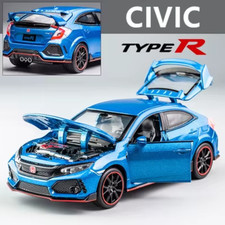 1:32 HONDA CIVIC TYPE-R Alloy Car Model Diecasts & Toy Vehicles Metal Sports Car picture