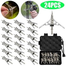 24Pcs 100 Grain Archery Broadheads 2