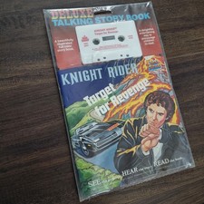 Unopened Vintage 80s Kid Stuff Knight Rider Cassette & Book - Target for Revenge picture