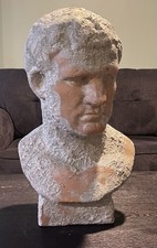 19th Century Marcus Agrippa Terracotta Bust.  Circa 1890’s Grand Tour Era picture