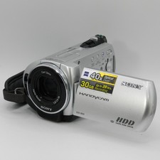 Sony Handycam DCR-SR42 HDD Camcorder 40x Zoom Video Camera - NO BATTERY TESTED picture