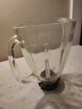 VTG Osterizer Blender Glass Jar Container 5-Cup Square Pitcher with Blade USA picture